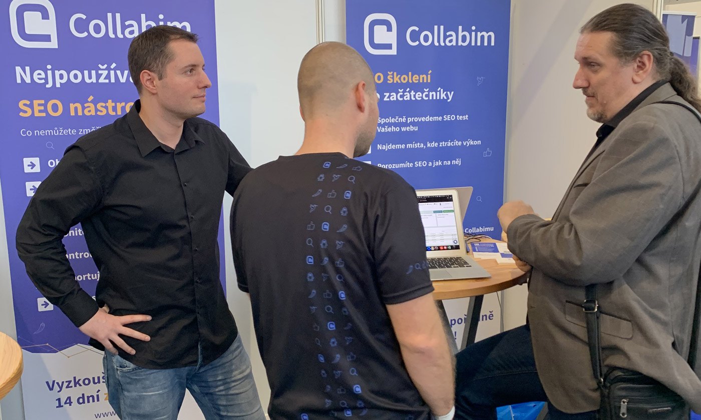 Stánek Collabim na veletrhu Czech Online Expo 2019