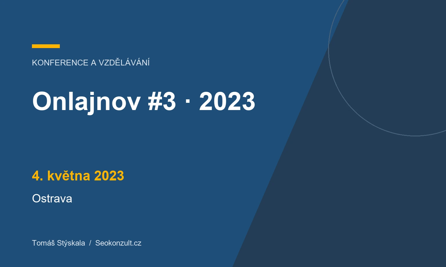 Grafický náhled: Onlajnov #3 · 2023, 4. května 2023, Ostrava.
