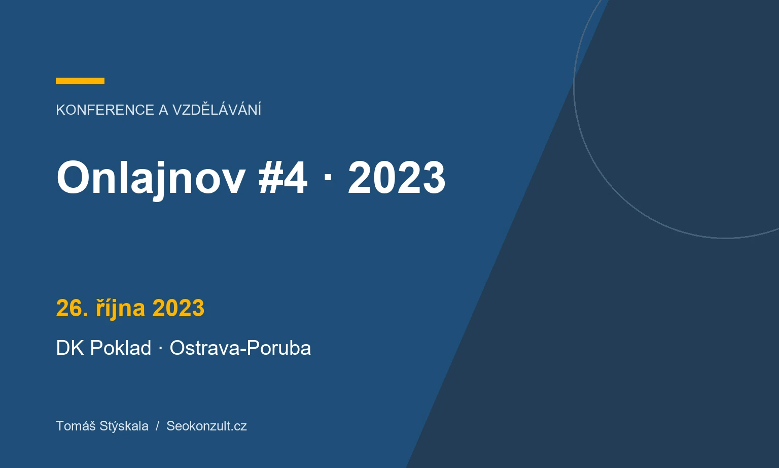 Grafický náhled: Onlajnov #4 · 2023, 26. října 2023, DK Poklad · Ostrava-Poruba.